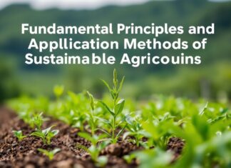 Sürdürülebilir Tarımın Temel İlkeleri ve Uygulama Yöntemleri Fundamental Principles and Application Methods of Sustainable Agriculture