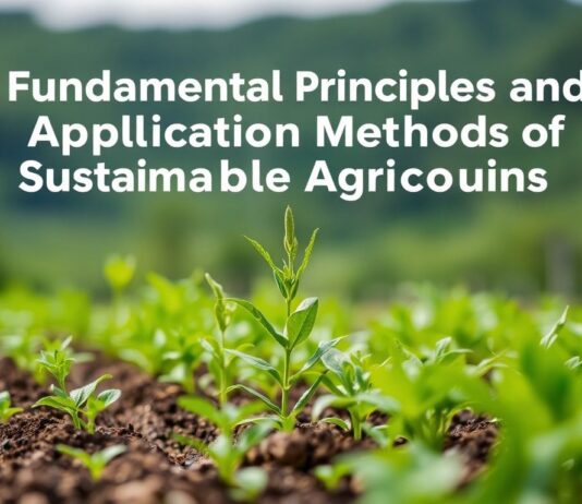 Sürdürülebilir Tarımın Temel İlkeleri ve Uygulama Yöntemleri Fundamental Principles and Application Methods of Sustainable Agriculture
