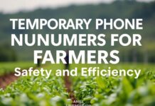 Çiftçiler İçin Geçici Telefon Numaraları: Güvenlik ve Verimlilik Temporary Phone Numbers for Farmers: Safety and Efficiency