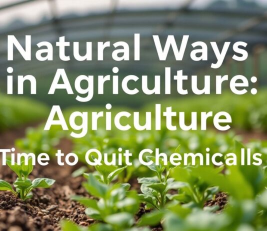 Tarımda Doğal Yollar: Kimyasallardan Vazgeçme Zamanı Natural Ways in Agriculture: Time to Quit Chemicals