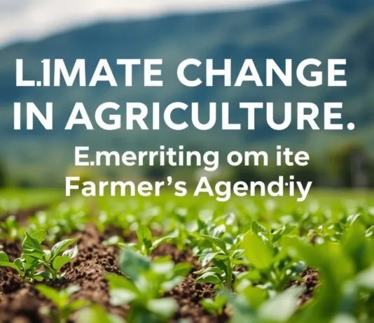 Tarımda İklim Değişikliği: Bir Çiftçinin Gündemine Çıkışı Climate Change in Agriculture: Emerging on the Farmer's Agenda